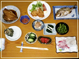 お料理 ~糸魚川市の海と一緒に自慢のお食事もご堪能下さい~